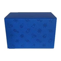 Custom Pattern Design Blue Leather Desk Magnet Switch Cardboard Box for CCG MTG