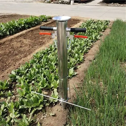 Vegetable transplanter hand held transplanting machine for farm agricultural