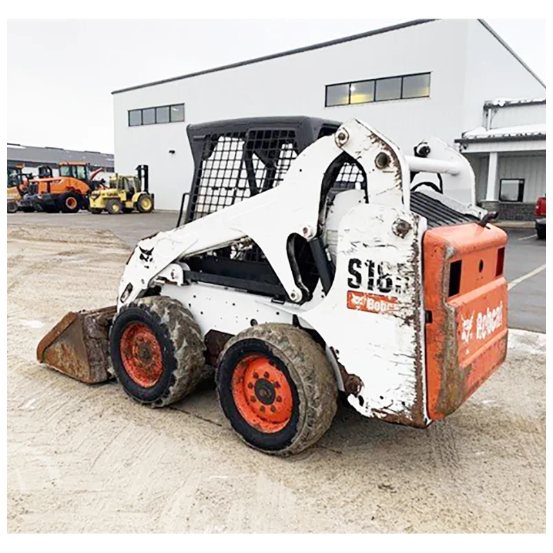 Original second hand Bobcat Skid Steer Loader  S185 for sale  Used Hydraulic Loader S160 S175 S220 S205 in stock