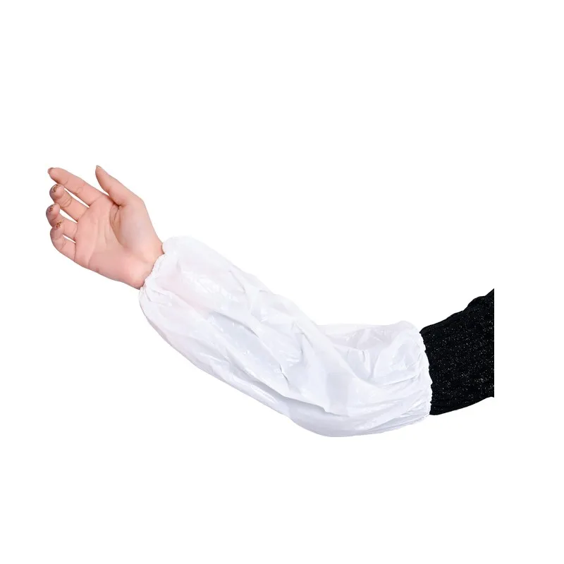 Disposable plastic hand sleeves making machine