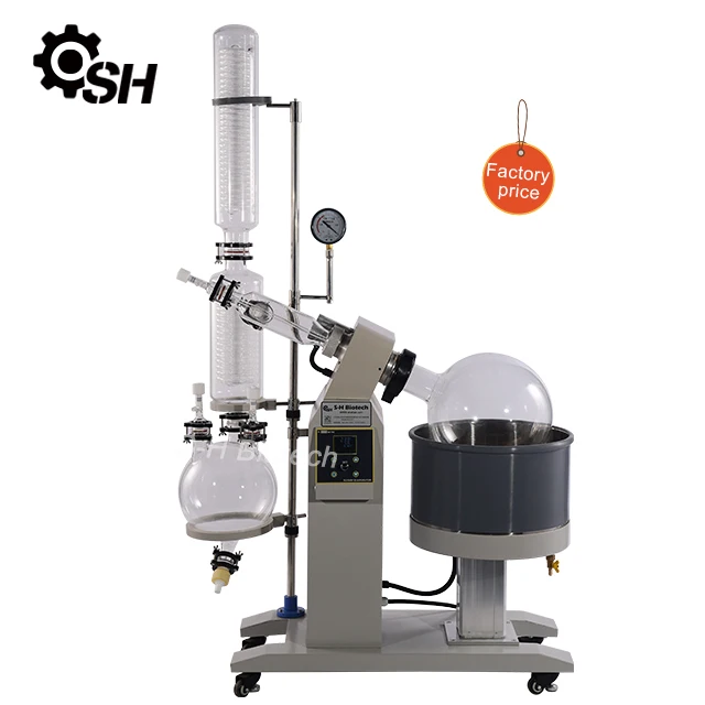 Industrial vacuum crystallizer ethanol 50L rotary evaporator