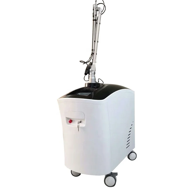 Popular Picosecond laser Beauty Machine Picolaser 755nm 532&1064nm Tattoo Removal Korea Laser handles Dual Rods Dual Lamps
