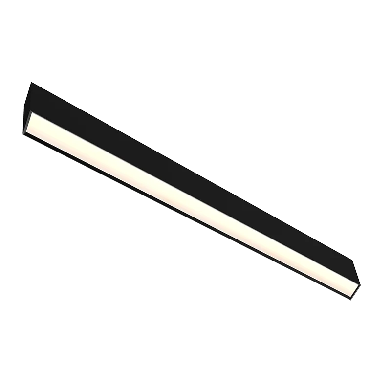 Best seller Seamless Connection Aluminium linear led pendant lighting available in suspended and wall mounted opal led l