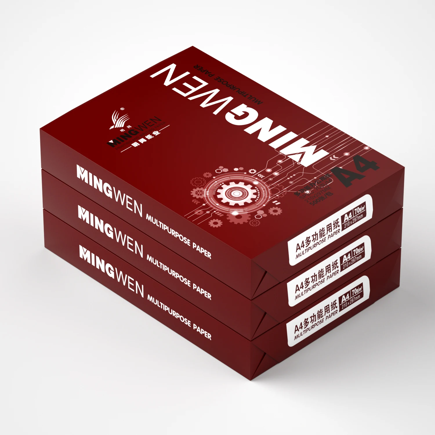 Best Quality A4 Paper 70 GSM 500 Sheets 100% Pulp for Copiper Laser Printing Paper A4