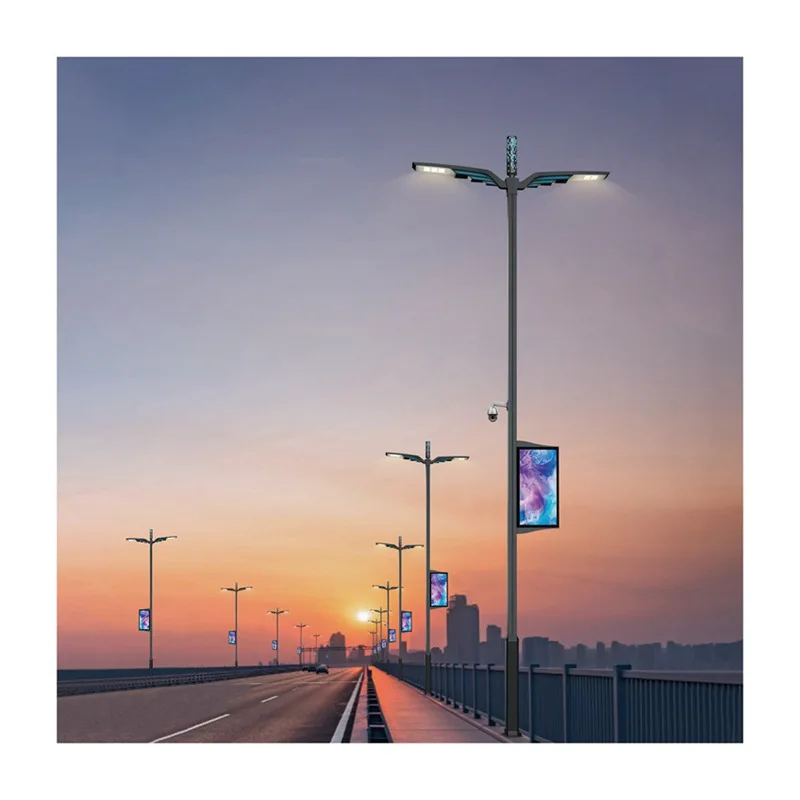 Factory Price Street Lamp Post Light 5G Signal Tower Smart Pole WIFI for Smart City