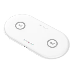 Горячая Распродажа 2021 года беспроводное зарядное устройство 10 Вт с двойным зарядным устройством для быстрой зарядки