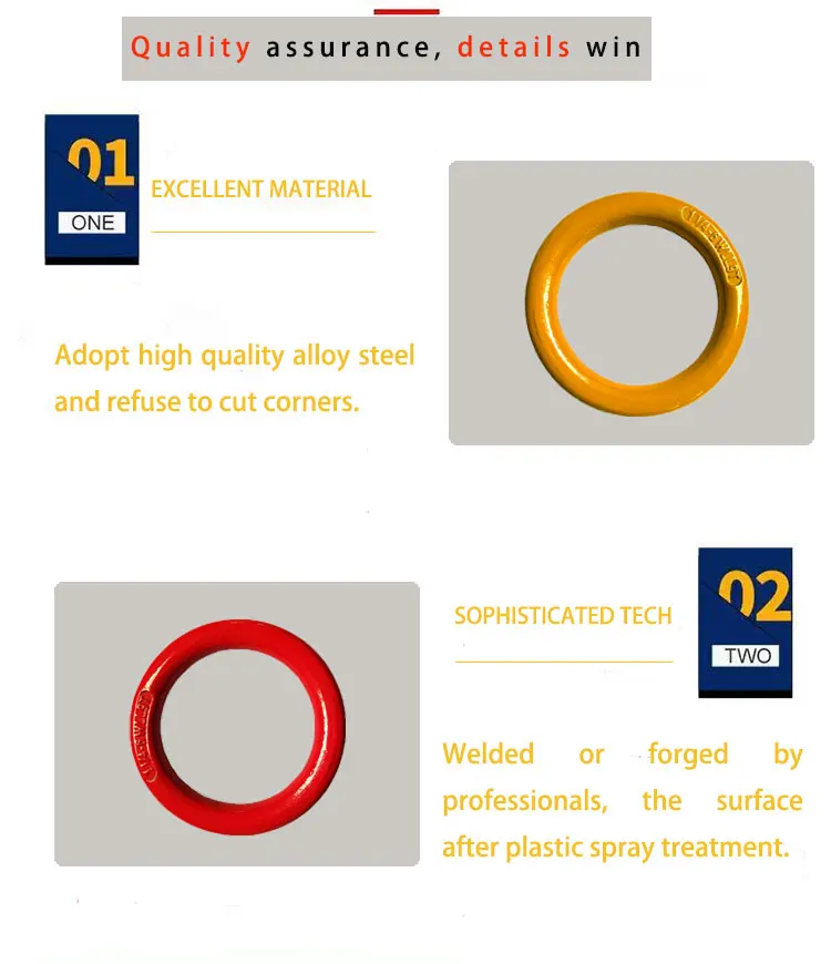 Heavy Duty Forged D Ring With Wrap