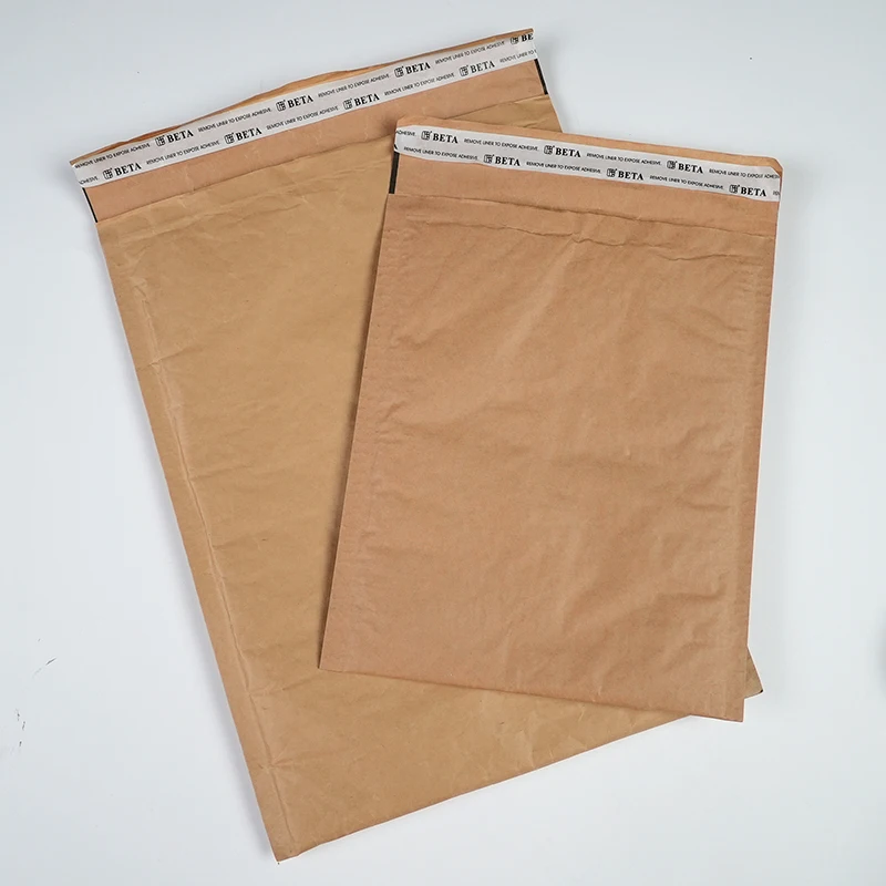 4x8 Biodegradable Bubble Mailer Mailing Bags Kraft Paper Bubble Mail Bag Padded Packaging Wrap Envelopes Express Bag