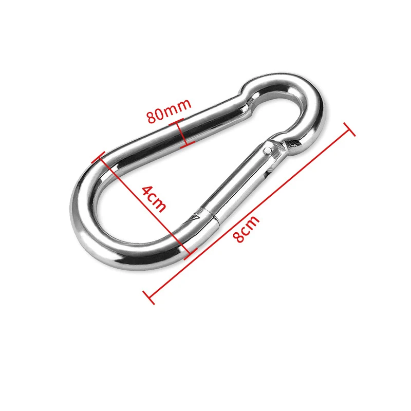 8 * 80 Quick Connector Swing Set  Accessories Large Metal Buckle With Screw For Indoor And Outdoor Children Swing