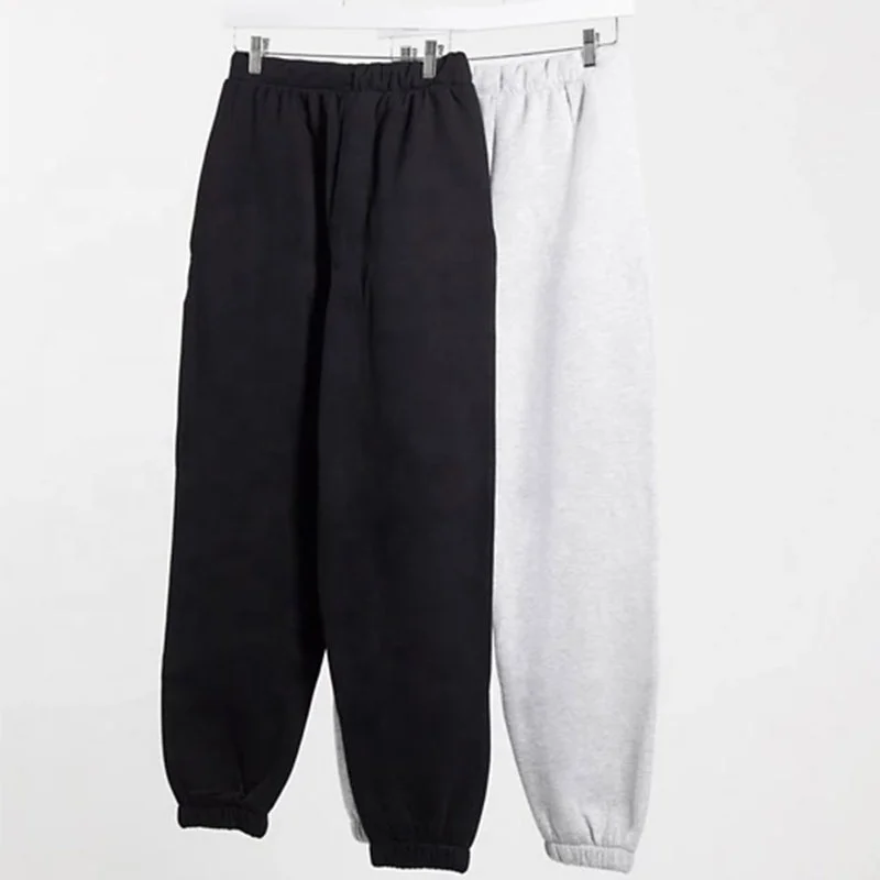 Baggy Sweat Pants Unisex 100% Cotton Custom Solid Jogger Pants