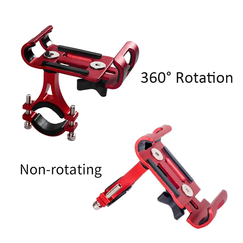 Cheap Wholesale Riding Accessory Universal Metal Motorcycle 360 Rotation Bike Phone Holder For All Smartphones