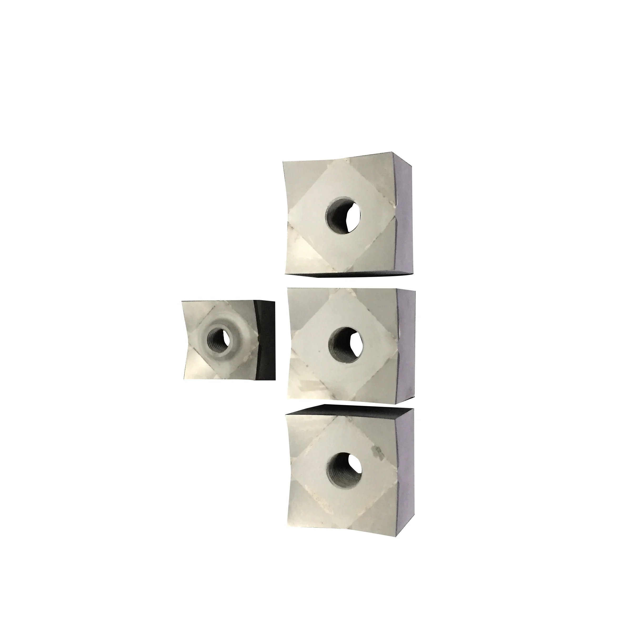 Hot sale Tungsten carbide Blade for plastic and rubber shredder rotor blade