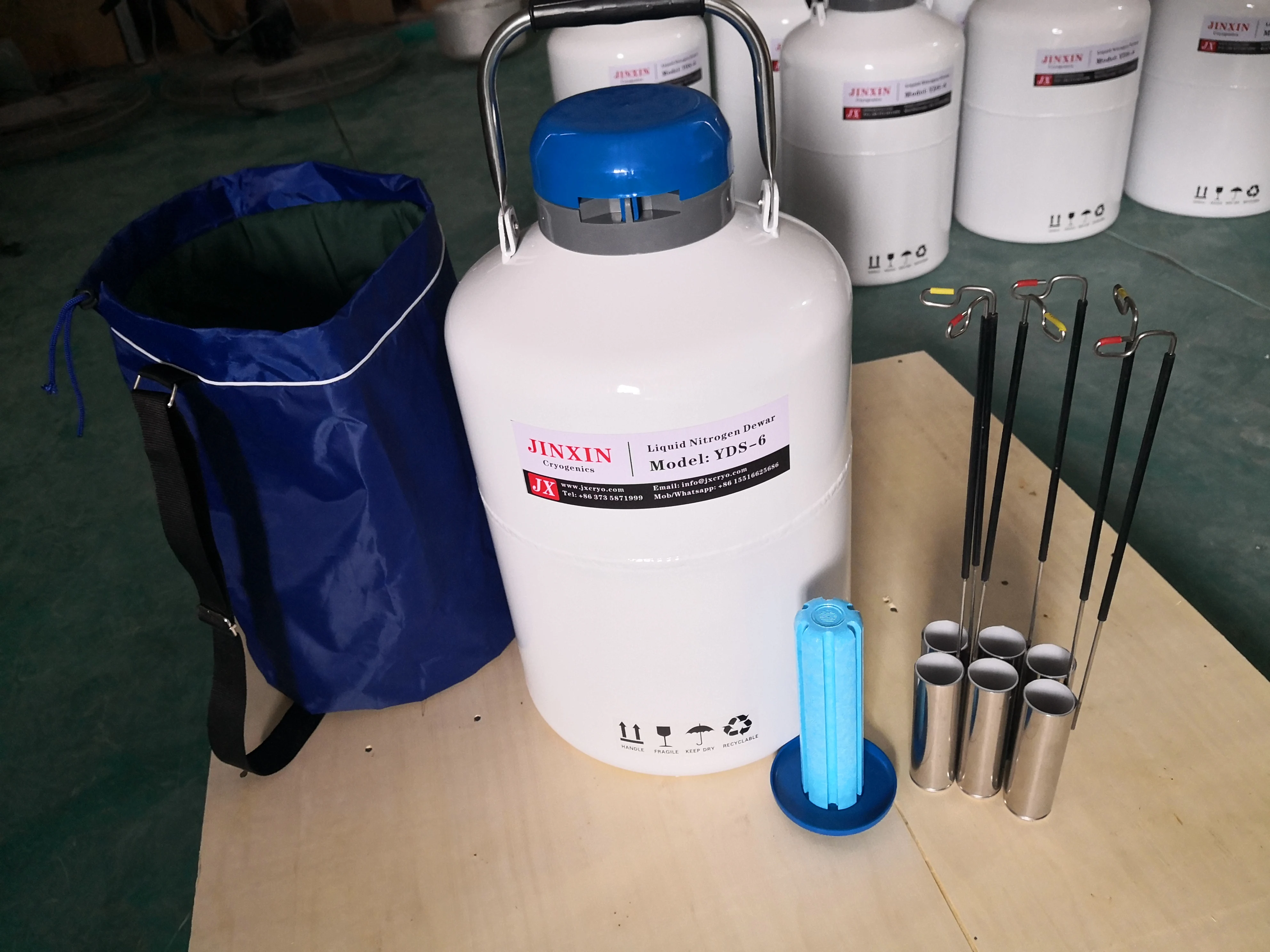 YDS-6 6Litres Bull Sperm Tank 2-400L liquid nitrogen containers