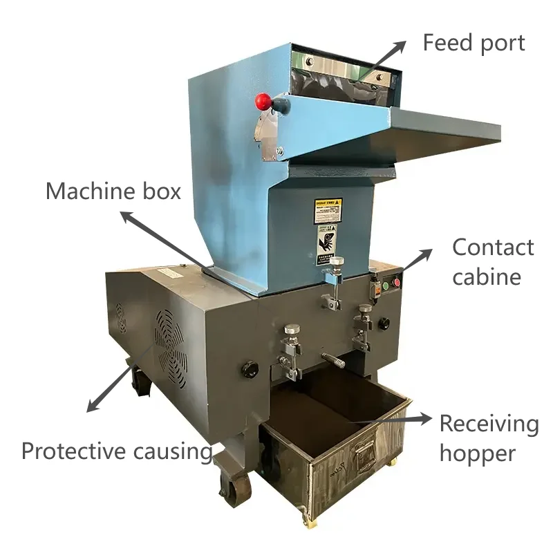 Duckbill Plastic Crusher ABS PP PE Film Grinder PET Bottle Duckbill Plastic Crusher Machine