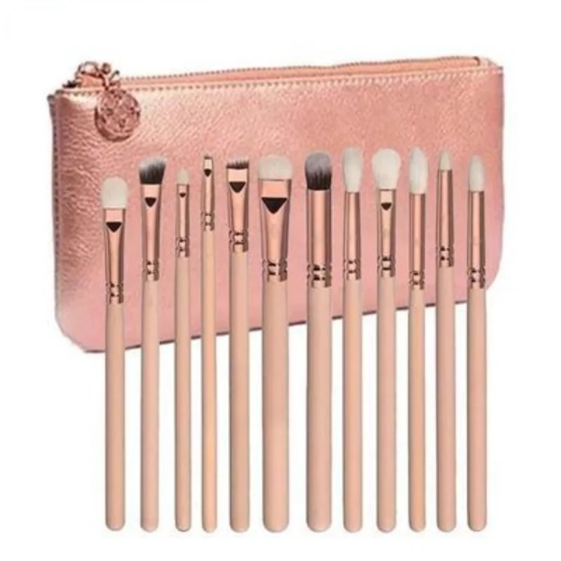 Make Up Set  Brush 12 Pieces Of Artificial Fiber, A Variety Of Soft Color And No Hair Shedding Beauty Tools Drop shipping