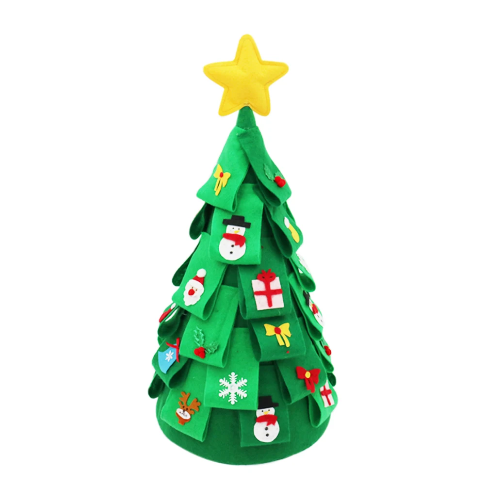 fabric table decoration christmas tree customized design holiday home decoration