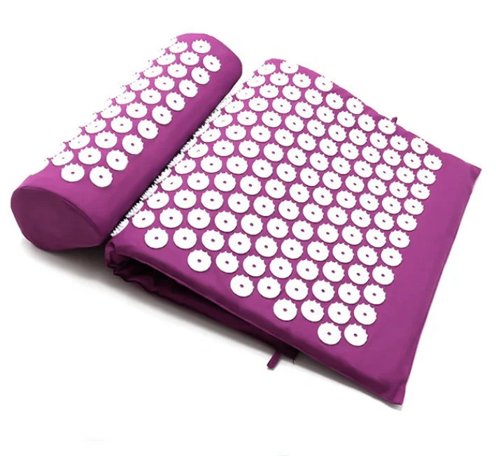 Yoga Mat Acupuncture Mat And Pillow Set Relieve Stress Back Body Pain Acupressure Mat