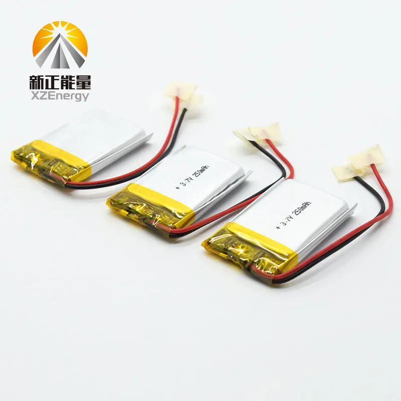 Li-ion 502030 250mAh 3.7V  Rechargeable Lithium Polymer Battery