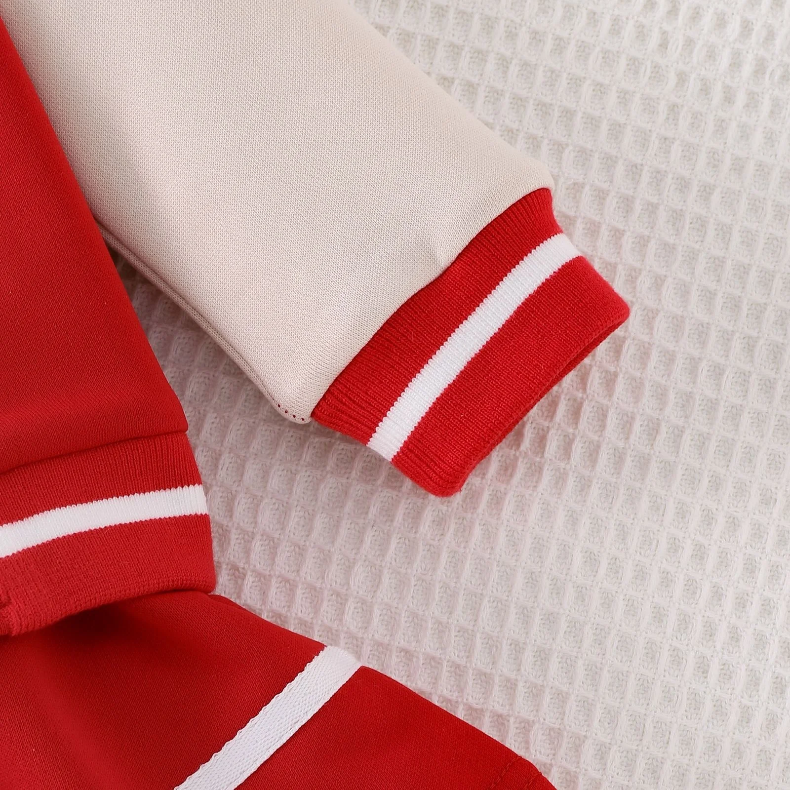 Hot selling baby red clothes set skirt long sleeve tracksuit baby girl clothes 2 piece set