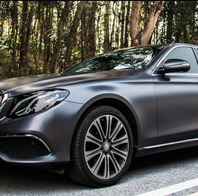 Wholesale Price Hot Selling 5x59FT Carbon Grey Stain Matte Electro Metallic Car Foil Car Wrapping Vinyl Film