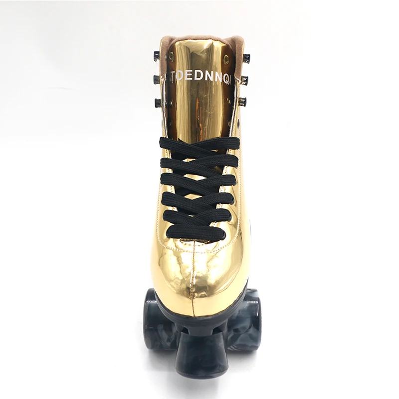 Serviceable ABEC-7 Bearing Special Leather Roller Skate For Woman