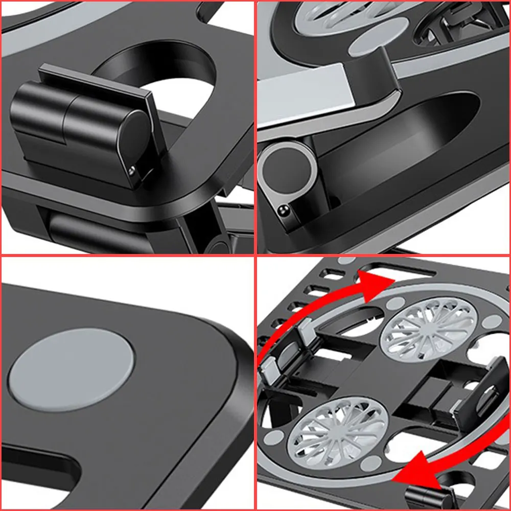 Laptop Cooling Pad Cooler Usb Double Fan Portable Laptop Cooling Table