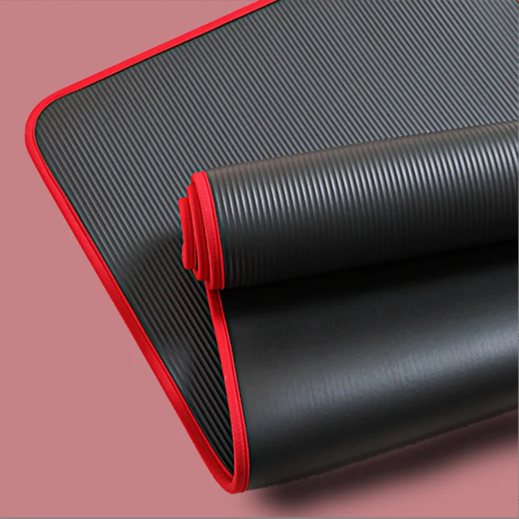 Wholesale Home Gym Fitness Equipment Extra Thick Durable Comfortable Anti Tear NBR Cheap Yoga Mat