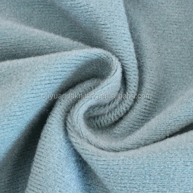 Factory High Quality Warp Knitting Brushed Velour Shiny Loop Velvet Fabric For Car Seat