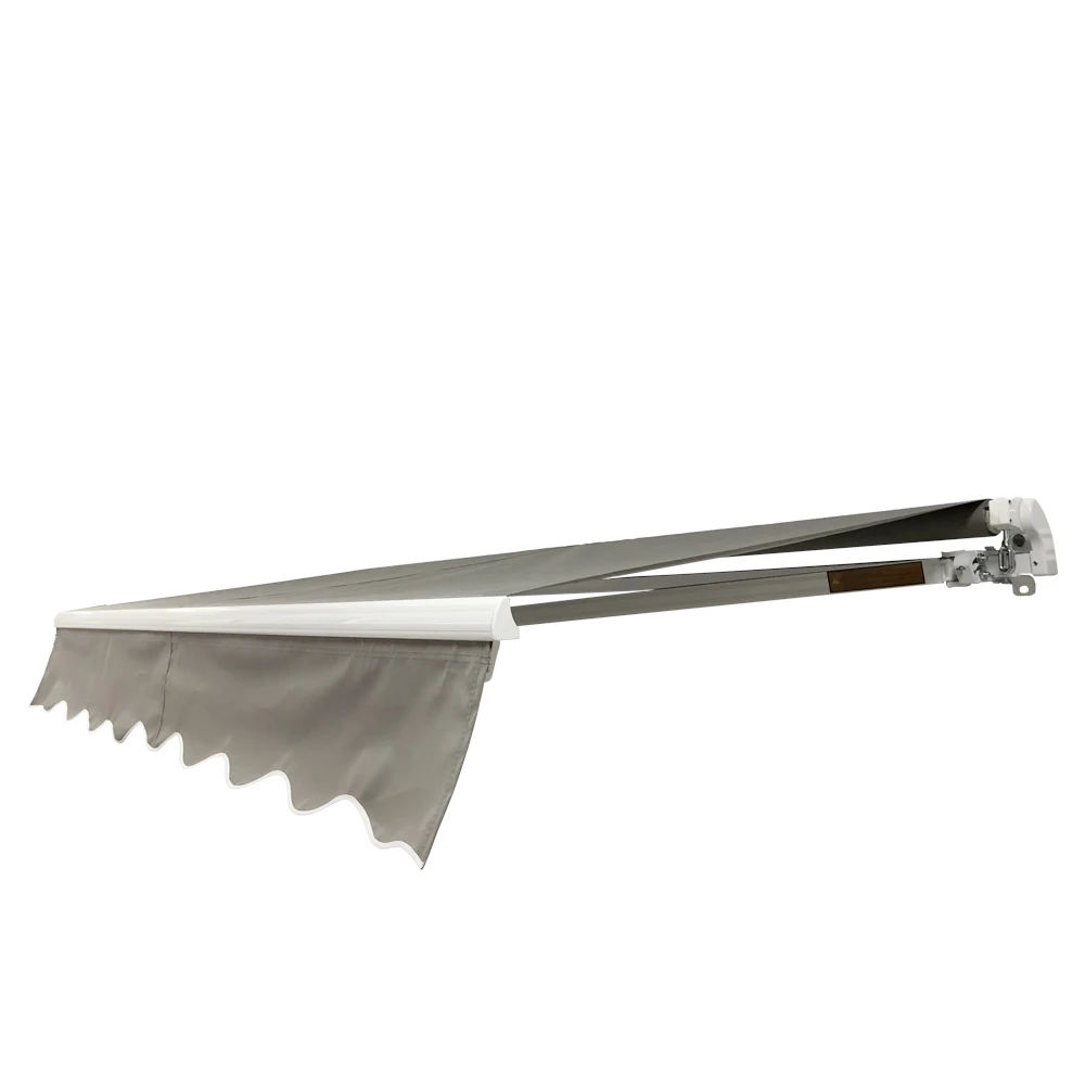 Motorized Full Cassette Waterproof UV-Resistant Outdoor Sun Shelter Alu Patio Balcony Window Door Cheap Retractable Awnings