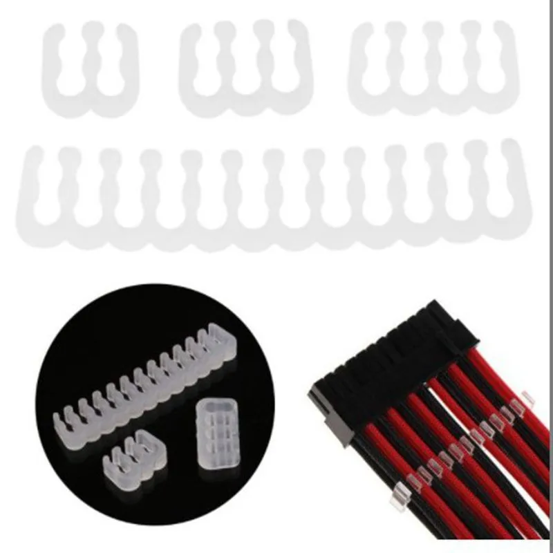 24pin  8pin 6pin and 4pin ATX cable comb