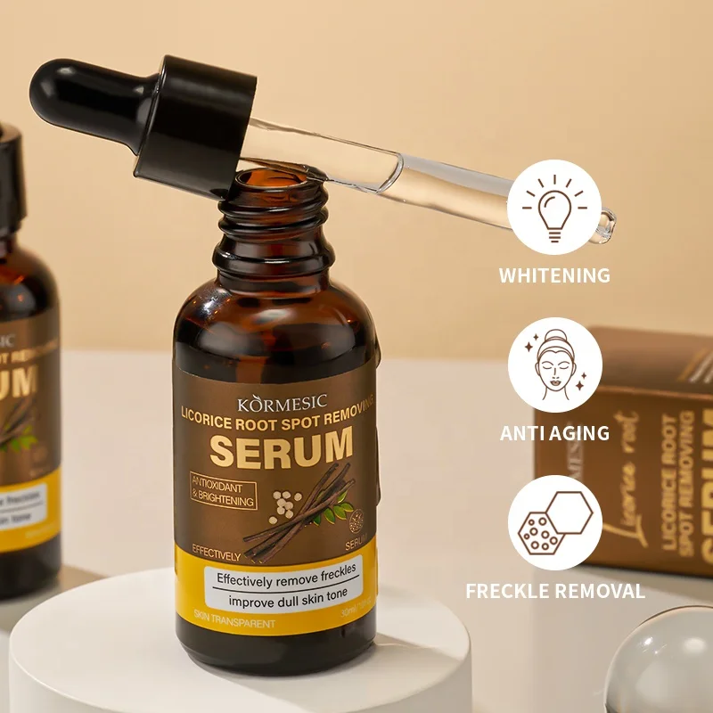 KORMESIC OEM Private Label Licorice root Spot Removing facial Serum
