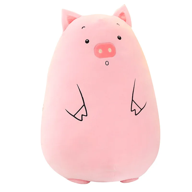 Hot sale china toys soft big size cute pig animal custom stuffed plush toy emoji plush toy