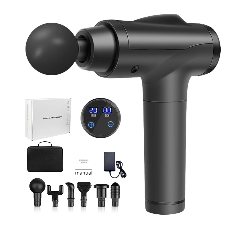 2023 Professional Body Percussion Massage Gun 30 Speed Vibration Deep Tussic Electric Massage Gun