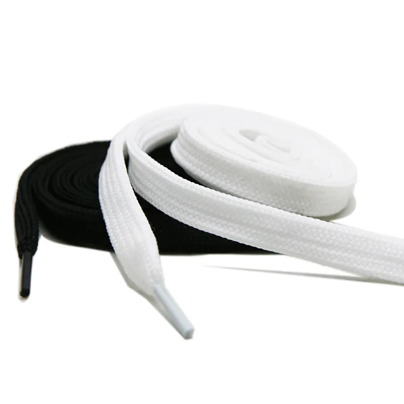 Manufacturer Wholesale Custom Cheap Polyester Flat Shoelace for Sneakers