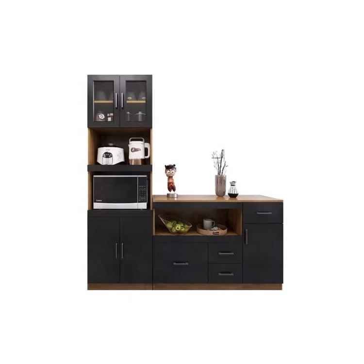 Modern  MDF Wooden Bedroom side storage 6 drawer kitchen cabinets Living Room Furniture