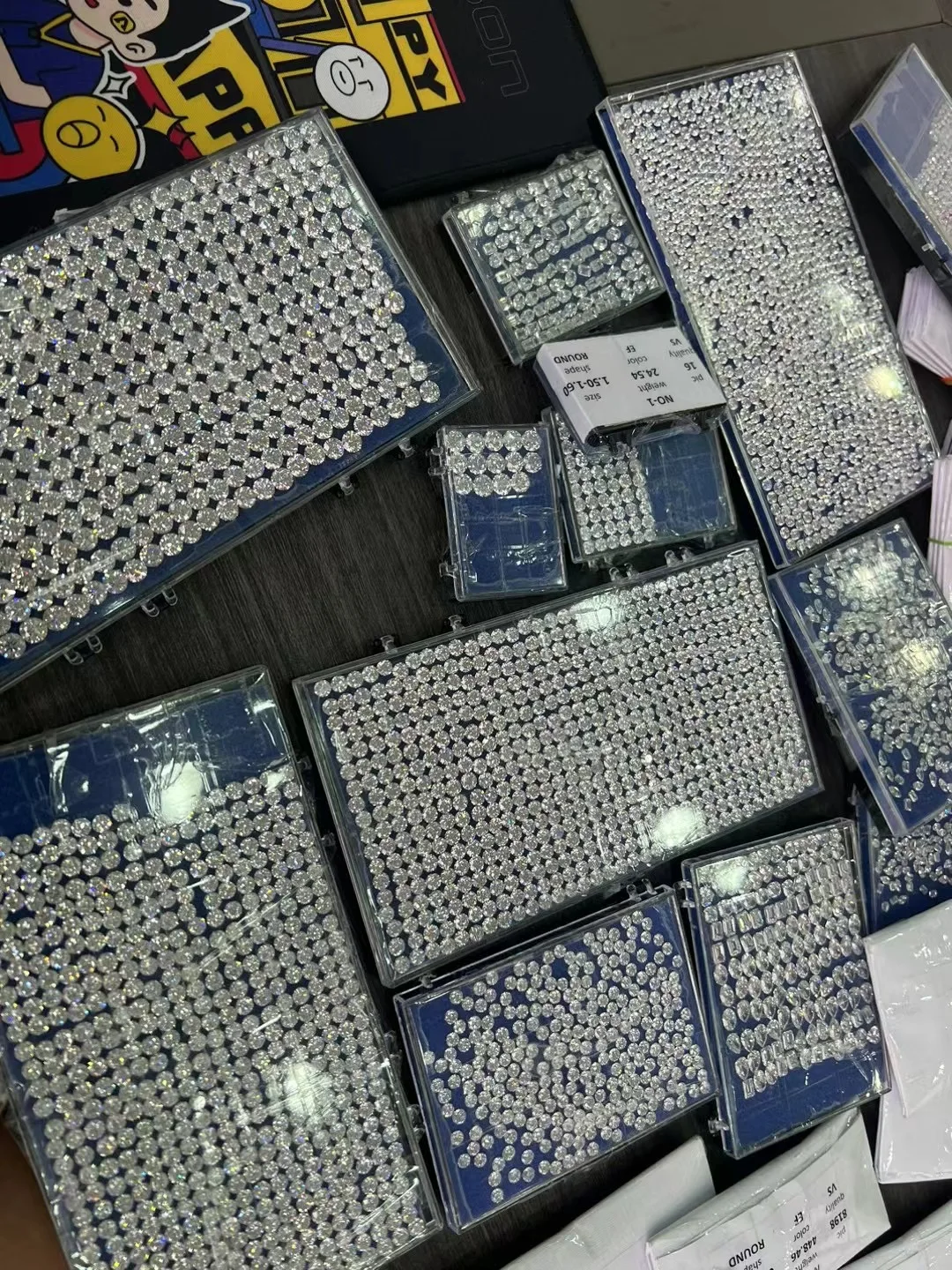 Высокое качество CVD HPHT Melee Loose лабораторные выращенные бриллианты оптовая продажа синтетические алмазные необработанные алмазы