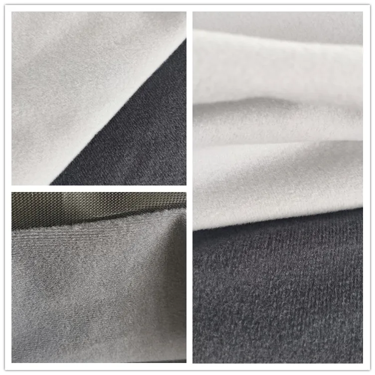 manufacturer directly supply 100% polyester hook receptive fabric Customized colorful tricot sticky fabric