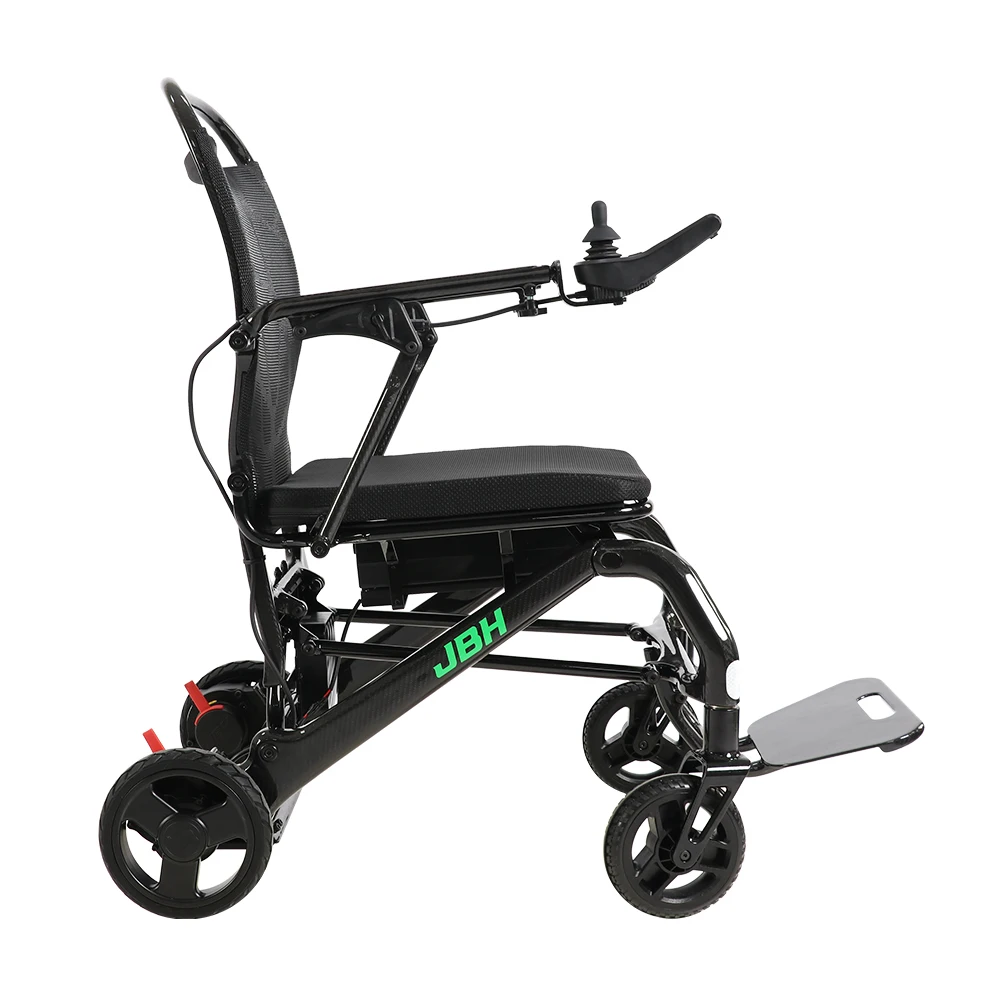 JBH Large load capacity 15.6kg electric wheelchair carbon fiber chair