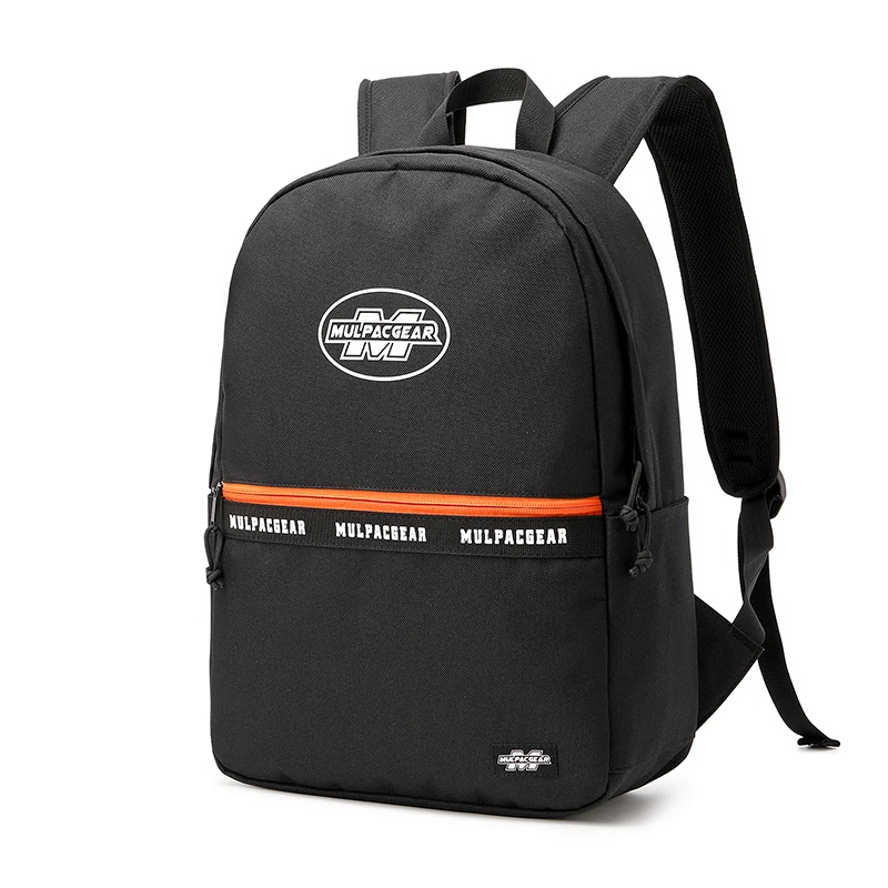 Bsci factory custom logo polyester book bags waterproof school backpacks for children university students