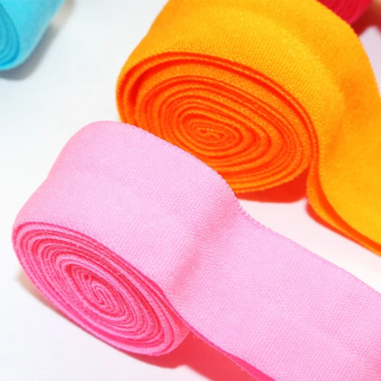 Custom Underwear Folding Underwear Bias Tape Binding Band Accessories Fold Over Elastic For Clothing