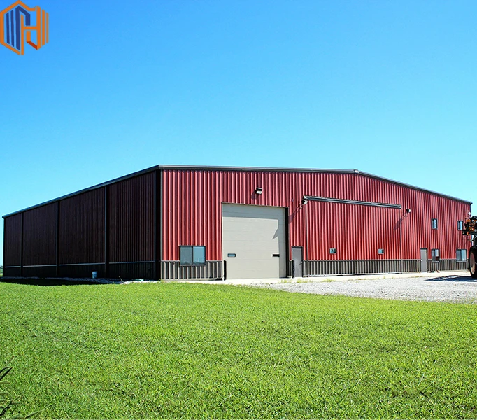 
China industrial metal storage shed large-span steel structural warehouse building for sale 