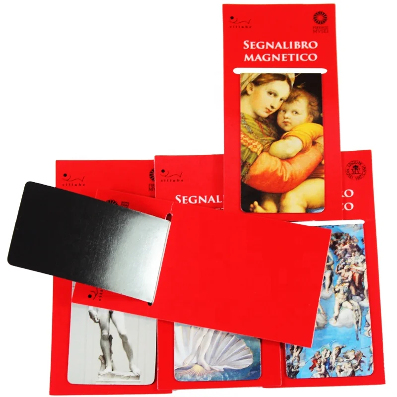 Exquisite artistic pattern custom bookmark design Reading assista study stationery gifts magnet printing bookmarks