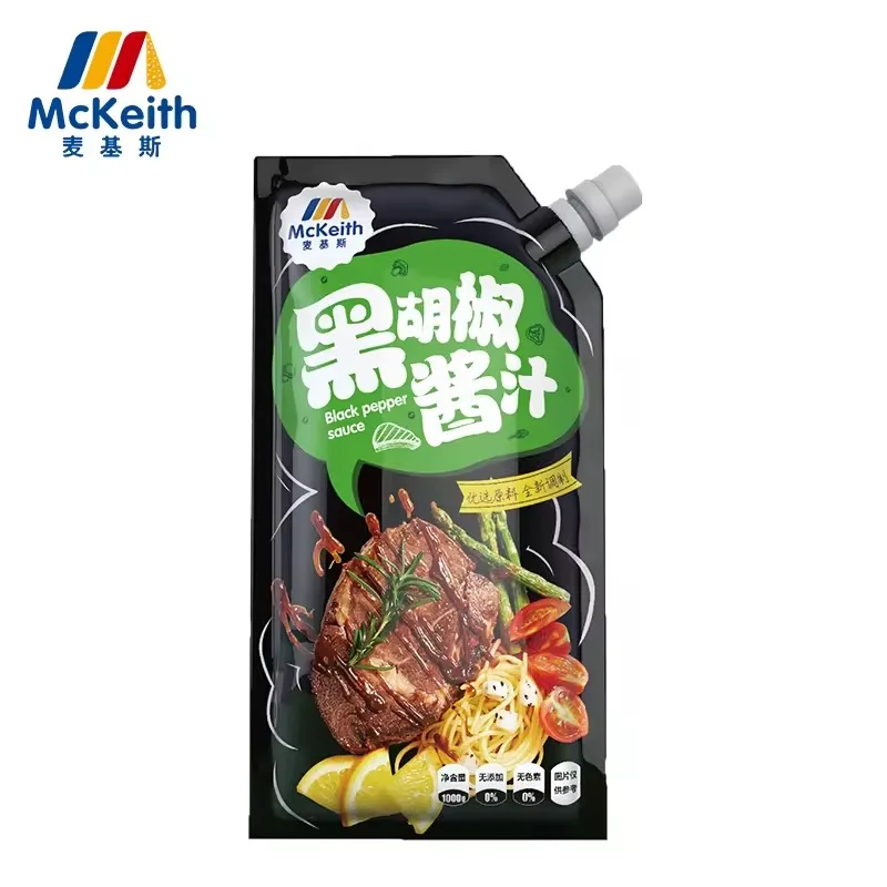 McKeith Black Pepper Sauce 1kg  sizzling dishes steak or Chinese-style cooking.