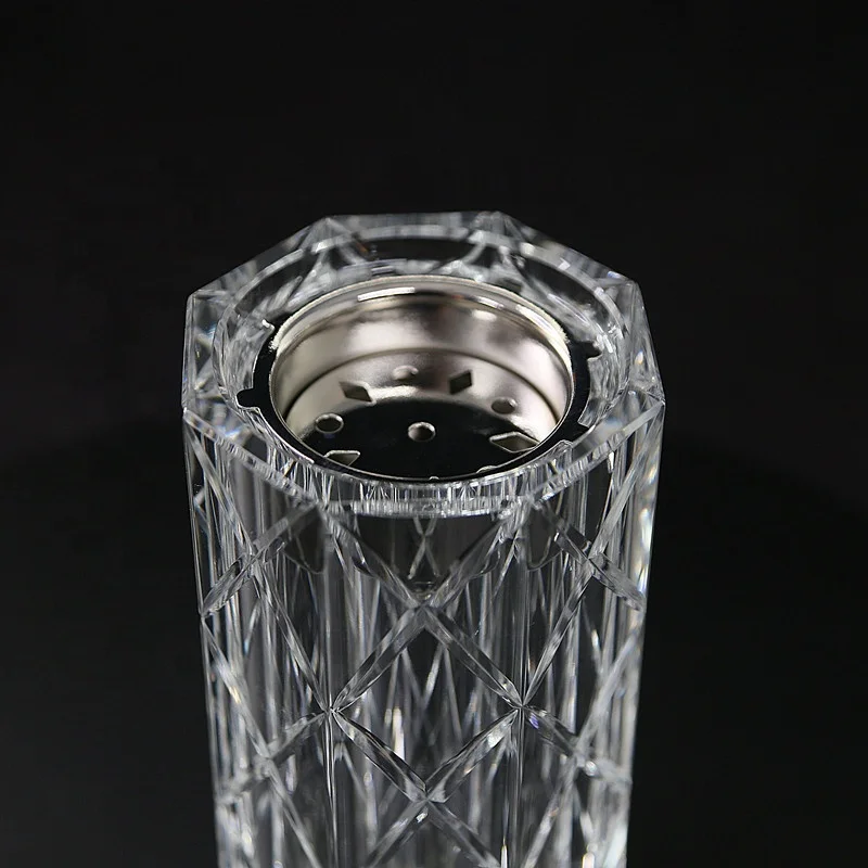 Hot latest European style high grade crystal incense burner for home decoration wedding hotel or office crystal bakhoor burner