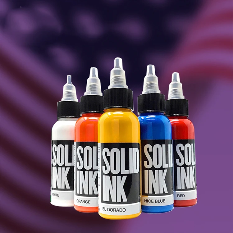 High Quality Dynamic Temporary Airbrush Tattoo Ink Set Colors For Wireless Tattoo Machine Kit Wholesale With Stencils
