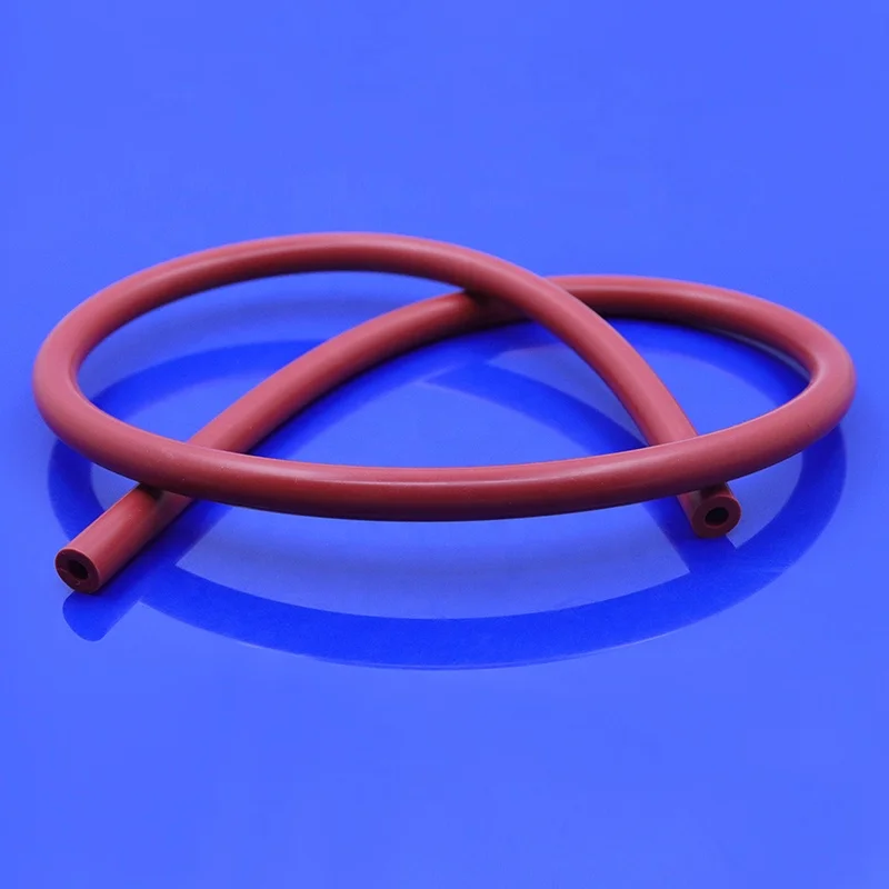 Customized Electrical Insulation Hose Different Size Heat Resistant Rubber Tube Black Conductive Silicone Tubing