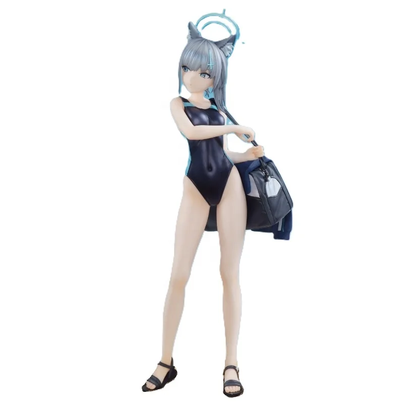 Wholesale high quality hentai action figures 3d Clothes can be taken off suitcase stewardess sexy girl anime figures