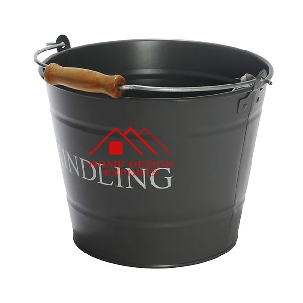 Best Quality Sustainable Coal Bucket Coal And Ash Bucket With Shovel Coal Storage & FirE Accessories Metal Bucket At Low Price
