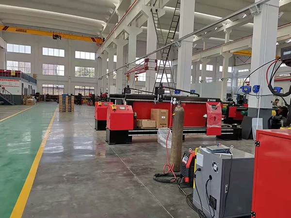 Complete Production Line Double Pulse Mig Welding Machine Pvc Long Seam Welding Machine Hydraulic Cylinder Robot Welding Machine