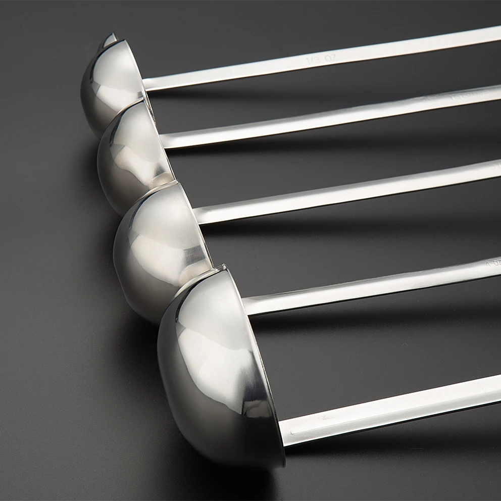Hot Sale Professional Lower Price Stainless Steel Kitchen Ware Set Different Types Of Soup Ladle